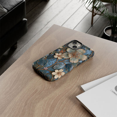 Gilded Blossom Reverie · Tough Phone Case for iPhone · Teal