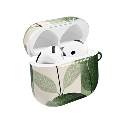 Layered Eucalyptus Study · Hard Case for AirPods & AirPods Pro · Green