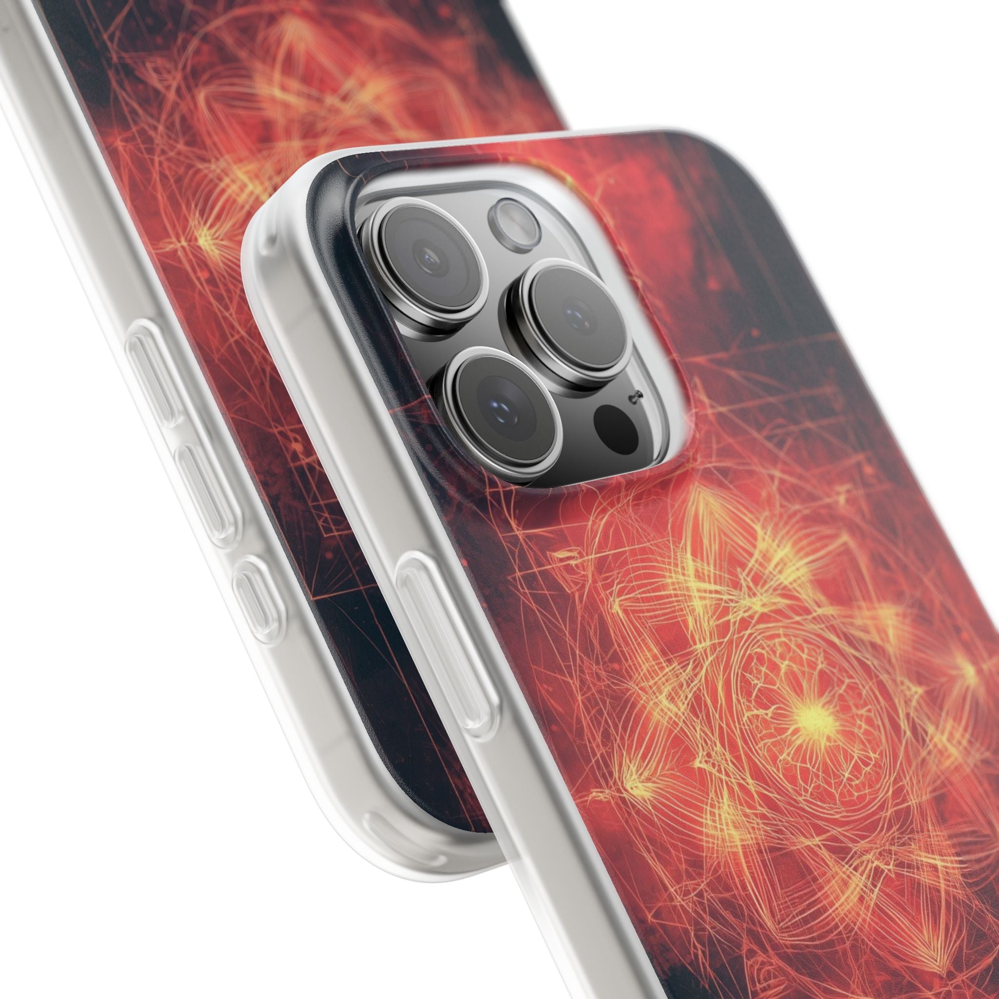 Radiant Mandala iPhone 16 Pro Max -pehmeä suojakotelo