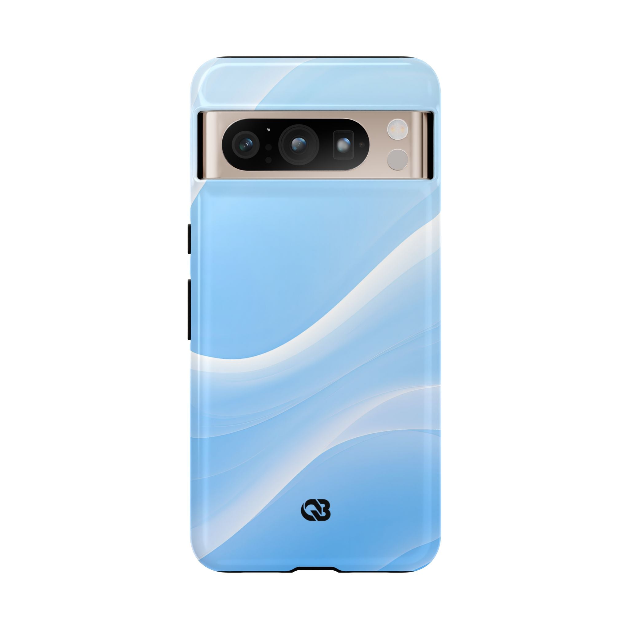 Blue Tough Phone Case for Google Pixel - Glacial Blue Silk