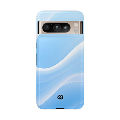 Blue Tough Phone Case for Google Pixel - Glacial Blue Silk