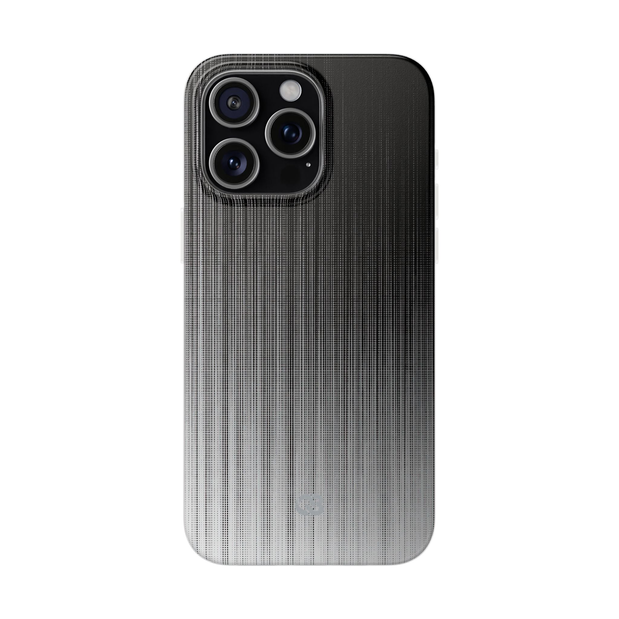 Grey Lite Phone Case for iPhone - Static Vertical Dither