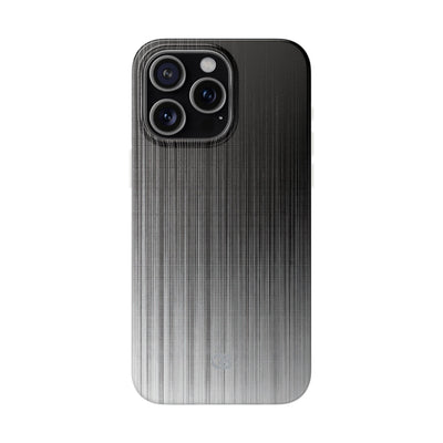 Grey Lite Phone Case for iPhone - Static Vertical Dither