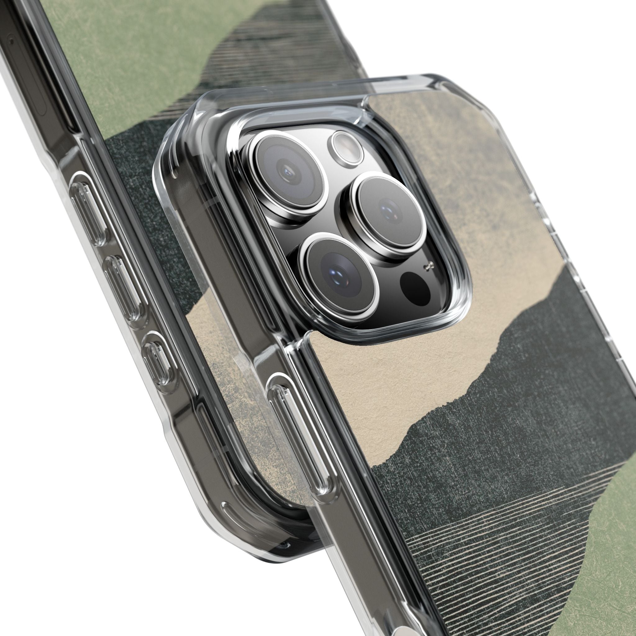 Green Impact MagSafe Phone Case for iPhone - Moss Ridge Grain