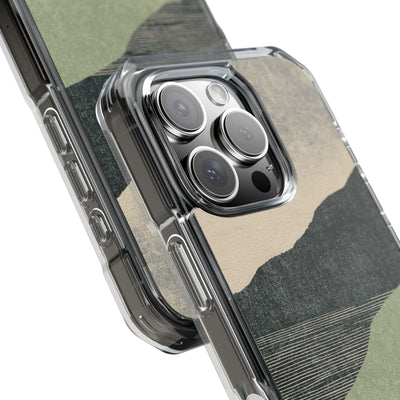Green Impact MagSafe Phone Case for iPhone - Moss Ridge Grain
