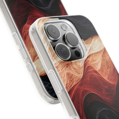 Ember Wave Dispersion · Lite Phone Case for iPhone ·  Red