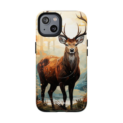 Glowing Stag iPhone 14 Case - Tough+ - CASE•BOB