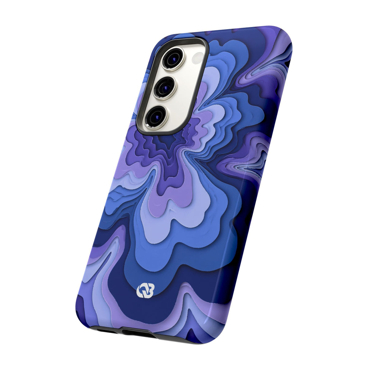 Periwinkle Strata Bloom · Tough Phone Case for Samsung · Purple