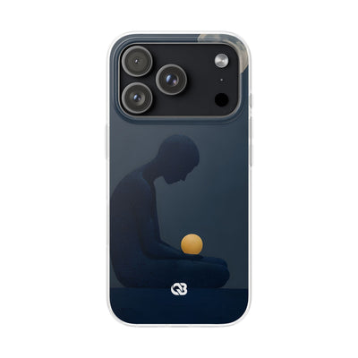 Obsidian Lunar Orb · Soft Phone Case for iPhone