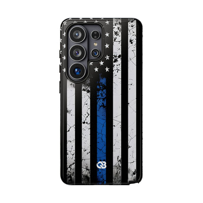 Gritty Cobalt Flag · Tough Handyhülle für Samsung