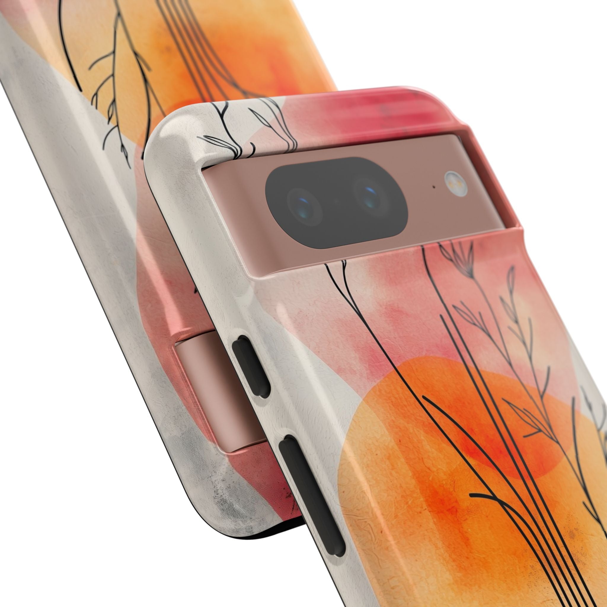 Crimson Bloom Lineage · Tough Phone Case for Google Pixel