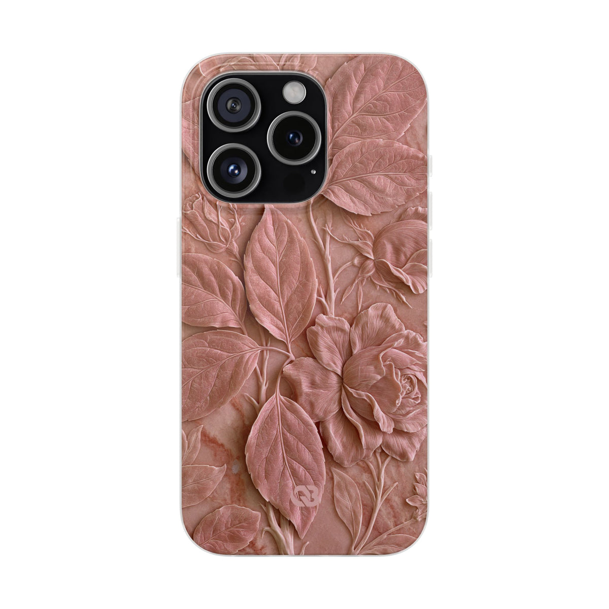 Blush Rose Relief · Lite Phone Case for iPhone ·  Pink
