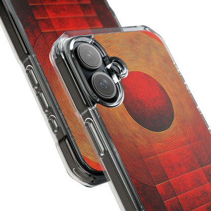 Crimson Orbit iPhone 16 Plus Case - Impact