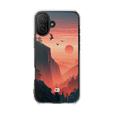 Orange Impact MagSafe Phone Case for iPhone - Crimson Ridge Flight