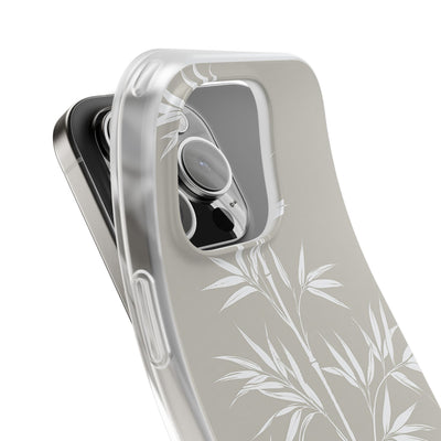 Beige Lite Phone Case for iPhone - Sandstone Bamboo Stalks