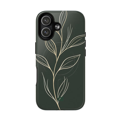 Green Tough 2.0 Magsafe Phone Case for iPhone - Deep Moss Willow