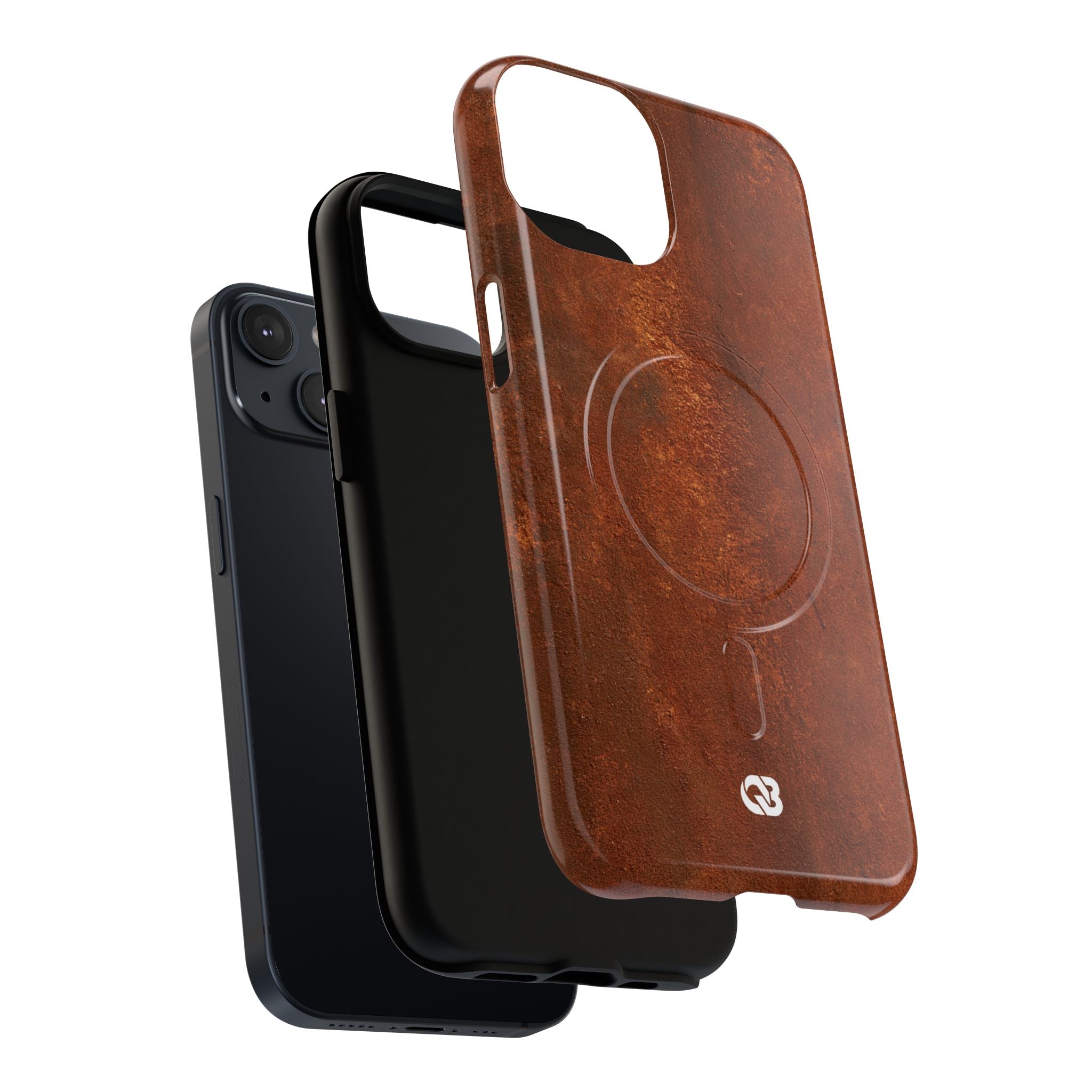 Orange Tough 2.0 Magsafe Phone Case for iPhone - Oxidized Iron Crust