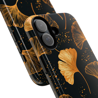 Gilded Ginkgo · Tough Phone Case for iPhone · Gold