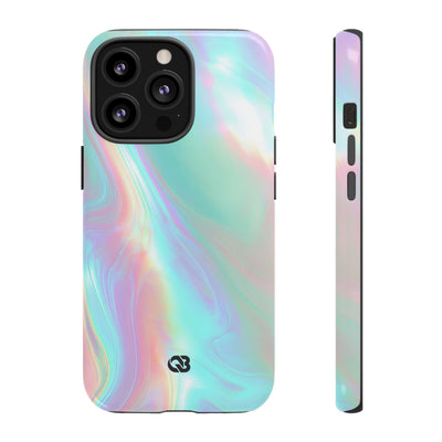 Prismatic Liquid Light · Tough Phone Case for iPhone · Teal