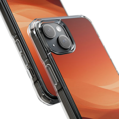 Orange Impact MagSafe Phone Case for iPhone - Crimson Dune Gradient