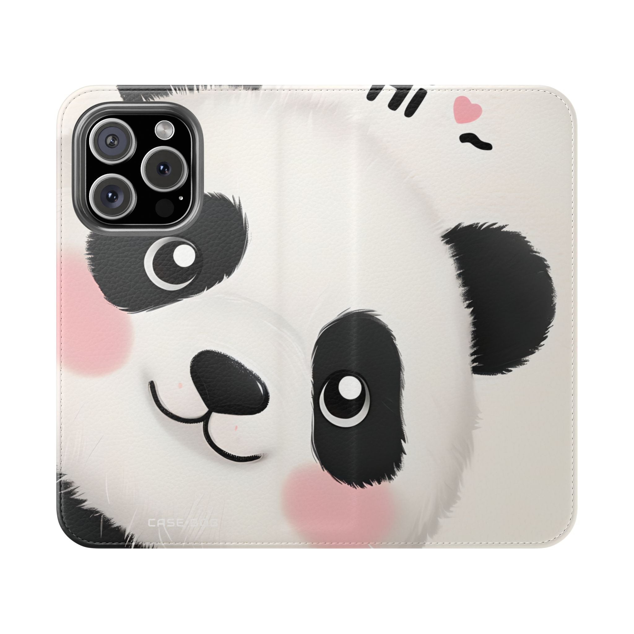Peeking Panda Blush - iPhone 16 Pro Case - Wallet