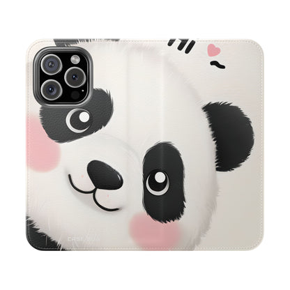 Peeking Panda Blush - iPhone 16 Pro Case - Wallet
