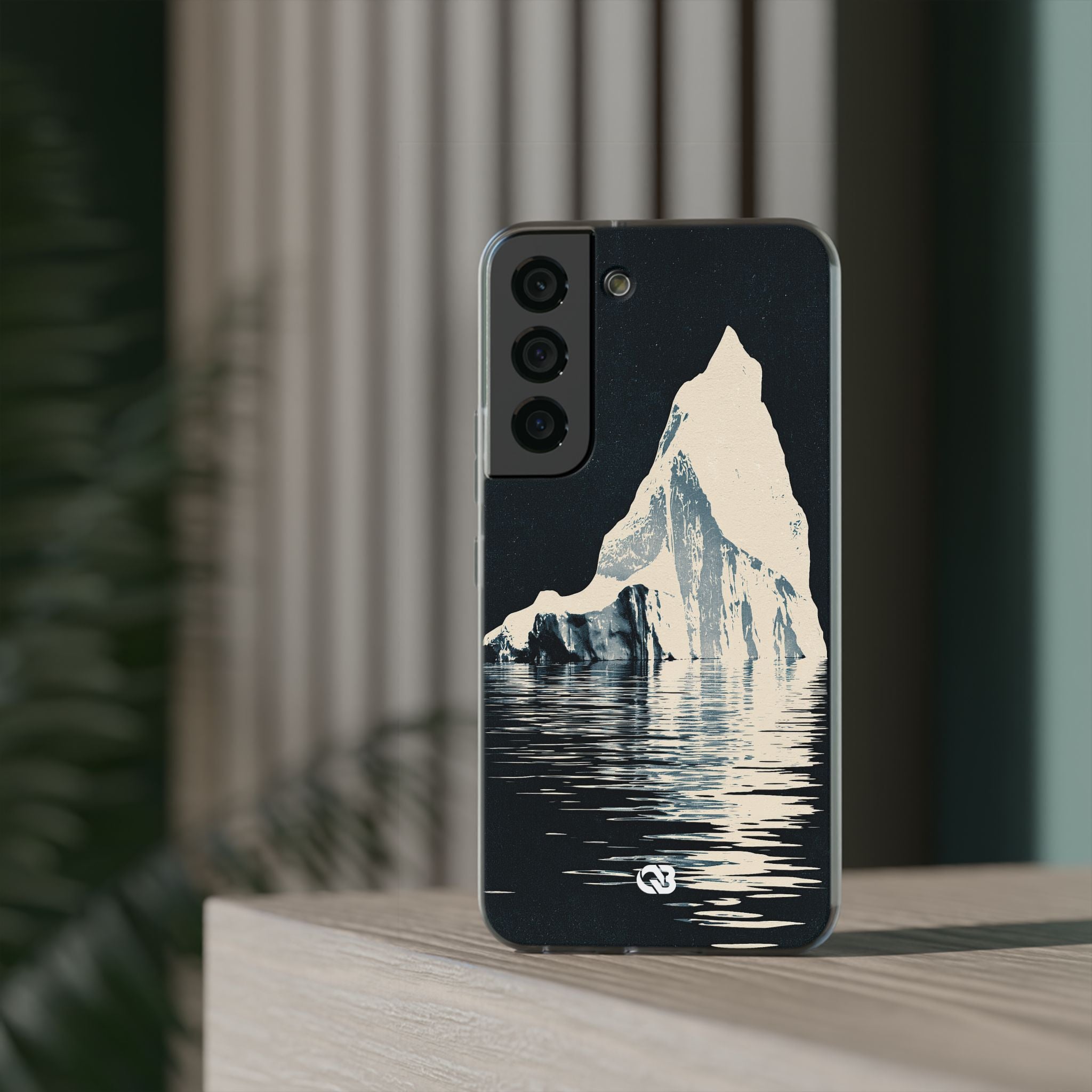 Blue Lite Phone Case for Samsung - Frozen Navy Monolith