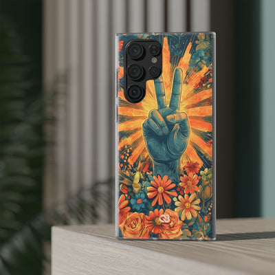 Radiant Peace Bloom · Soft Phone Case for Samsung