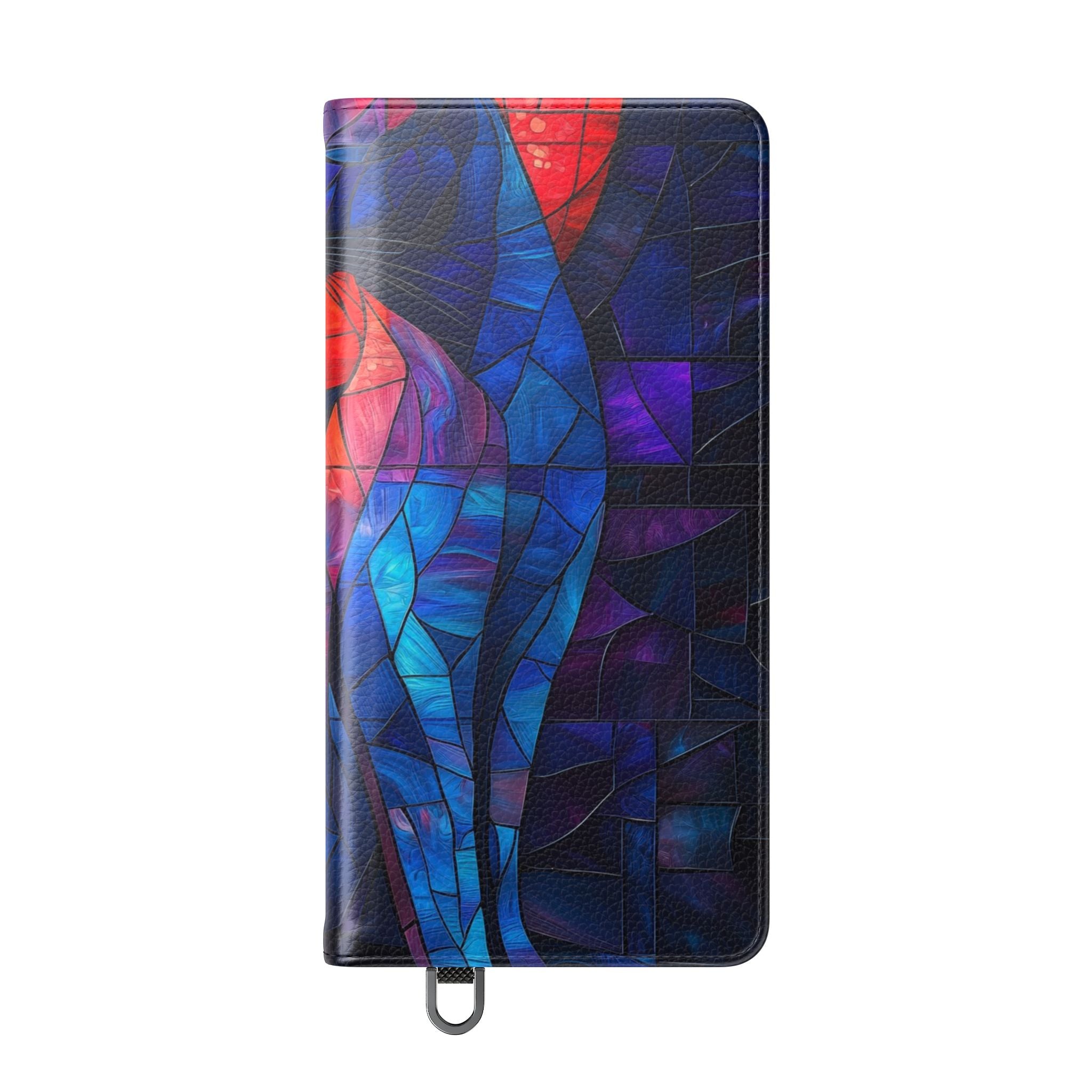 Värjätty lasi kissa - Samsung S25 Ultra Case - lompakkotyyppinen