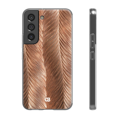 Rose Gold Weave · Lite Phone Case for Samsung · Brown