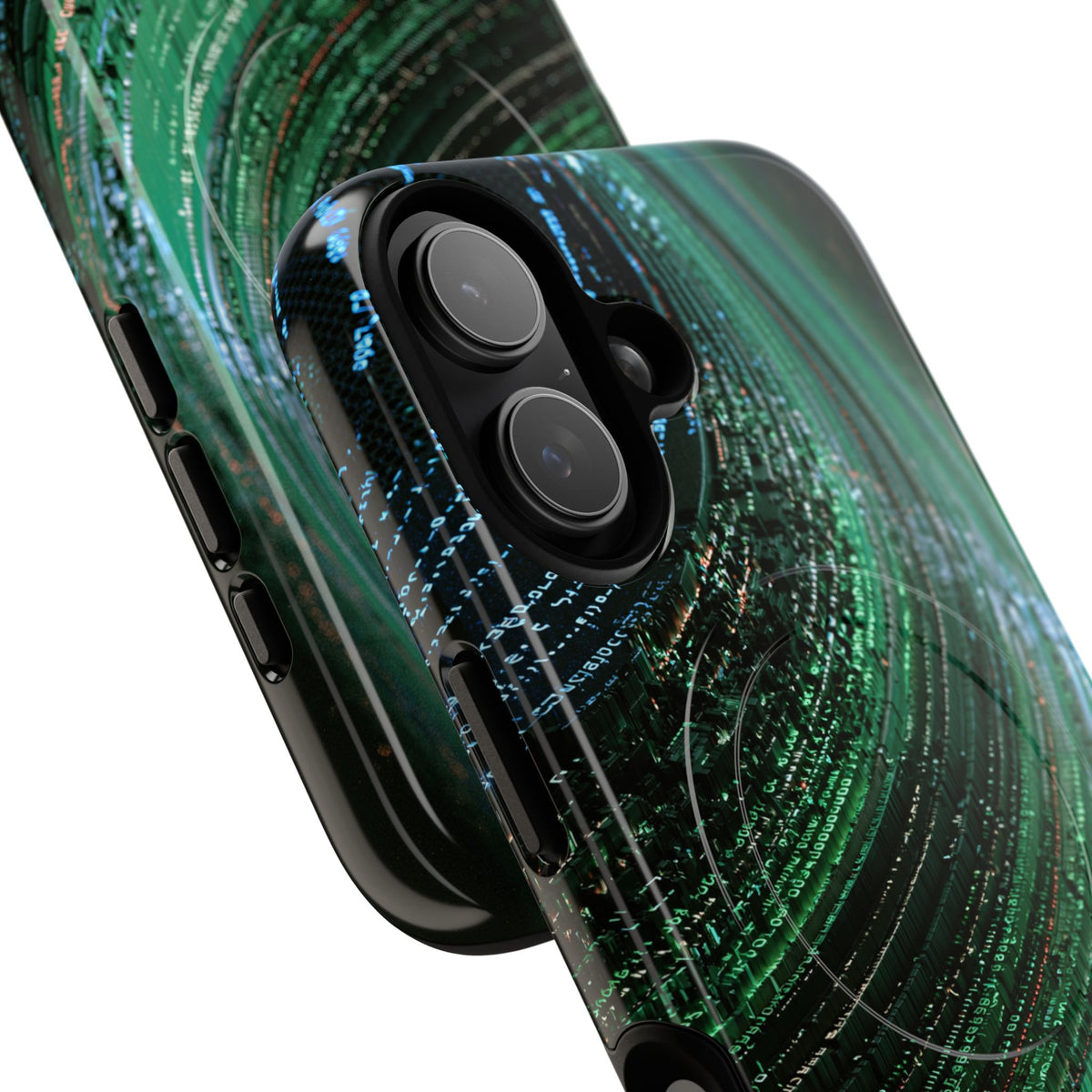 Orbital Data Stream · Tough 2.0 Magnetic Phone Case for iPhone · Green