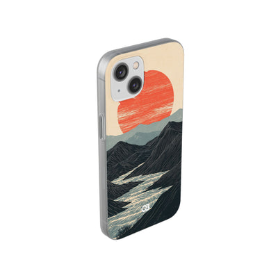 Crimson Ridge Horizon · Lite Phone Case for iPhone ·  Black