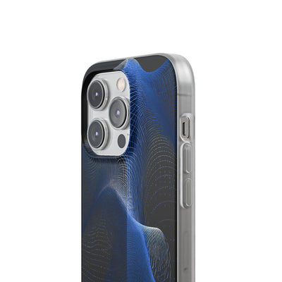 Blue Lite Phone Case for iPhone - Electric Blue Flux