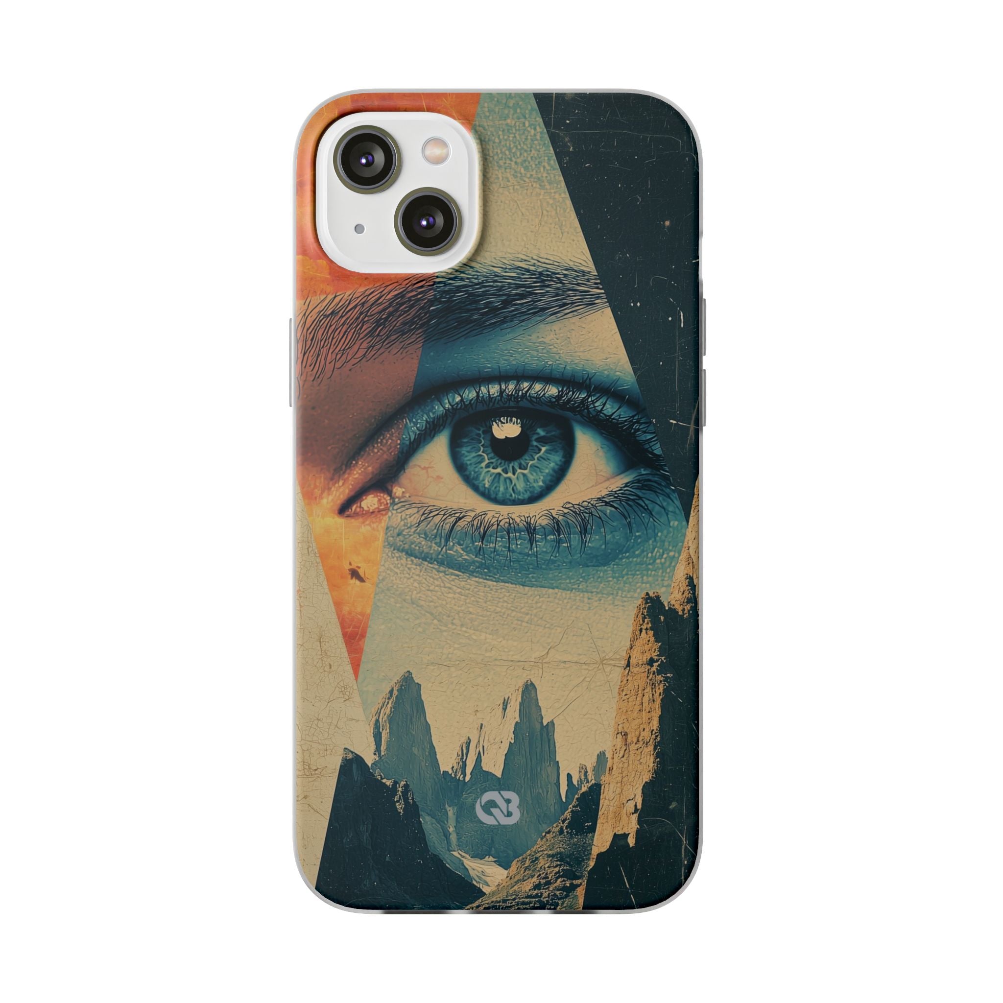 Fragmented Peak Gaze · Soft Phone Case for iPhone