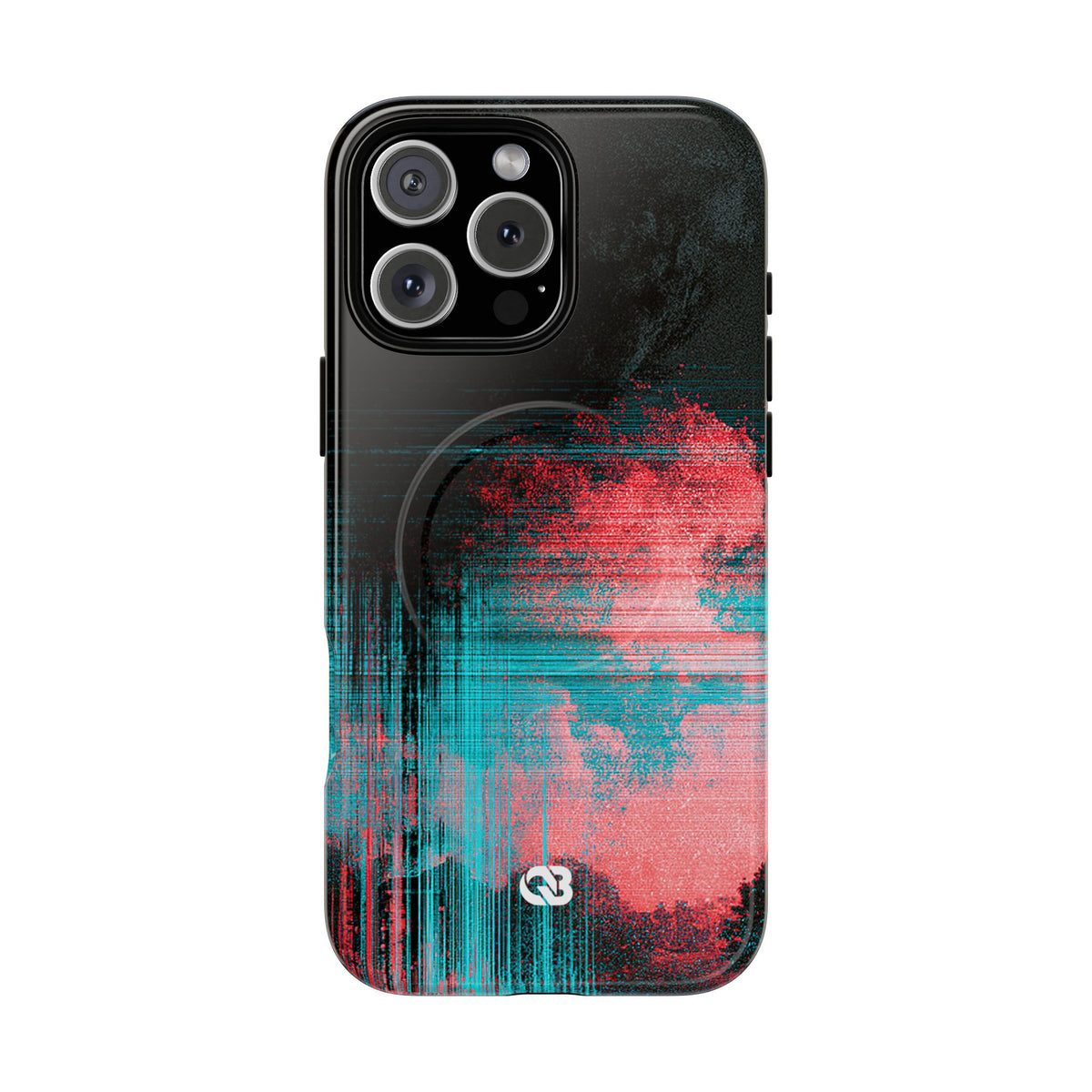 Digital Signal Drift · Tough 2.0 Magnetic Phone Case for iPhone · Black