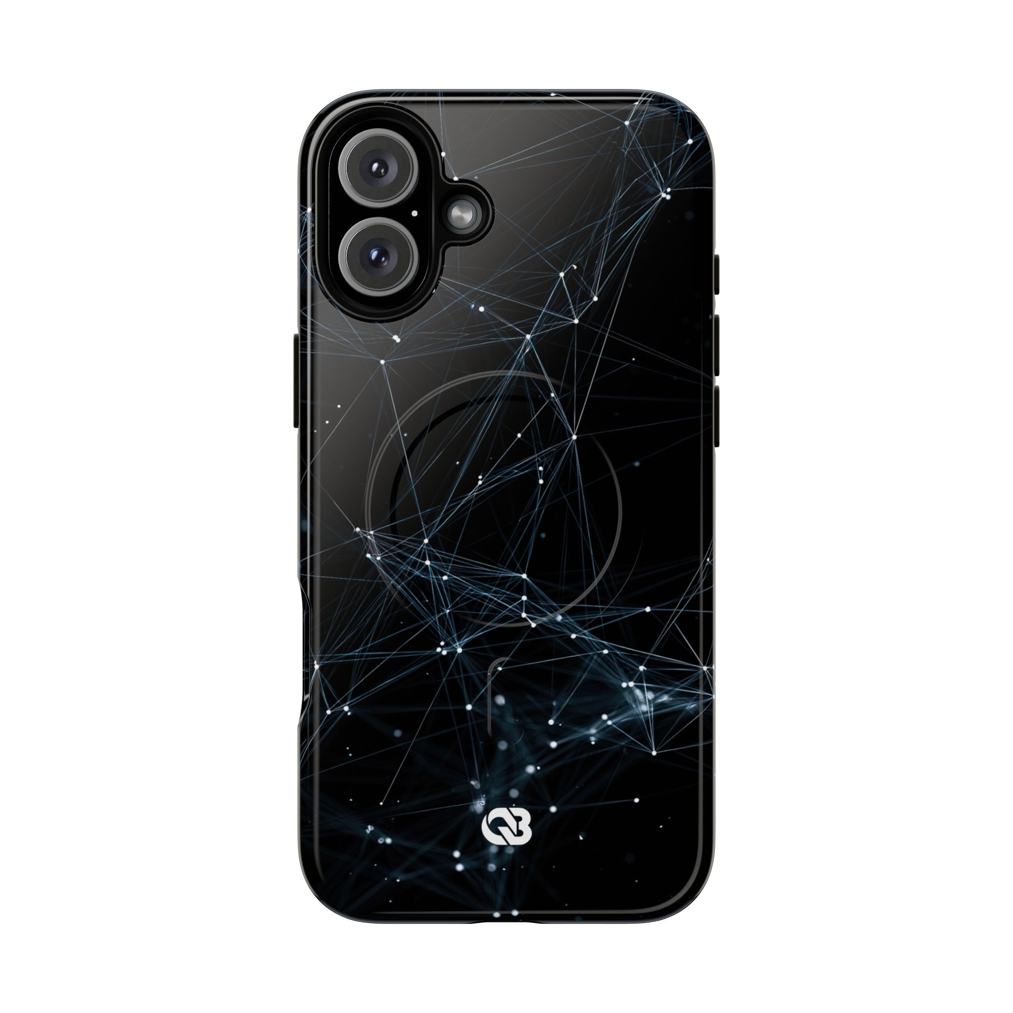 Black Tough 2.0 Magsafe Phone Case for iPhone - Arctic Neural Mesh