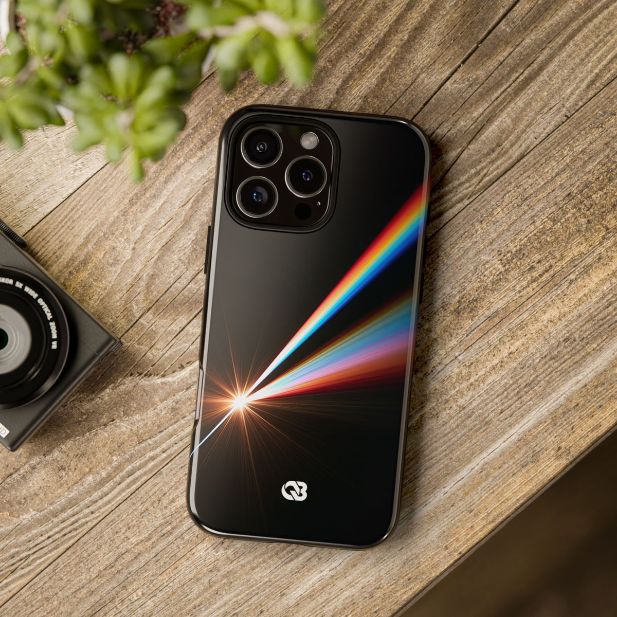 Spectral Refraction · Tough Phone Case for iPhone · Black