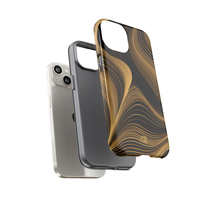 Gilded Contour · Tough Phone Case for iPhone · Gold