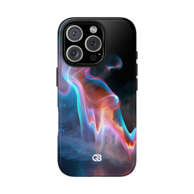 Neon Waveform · Tough Phone Case for iPhone · Black