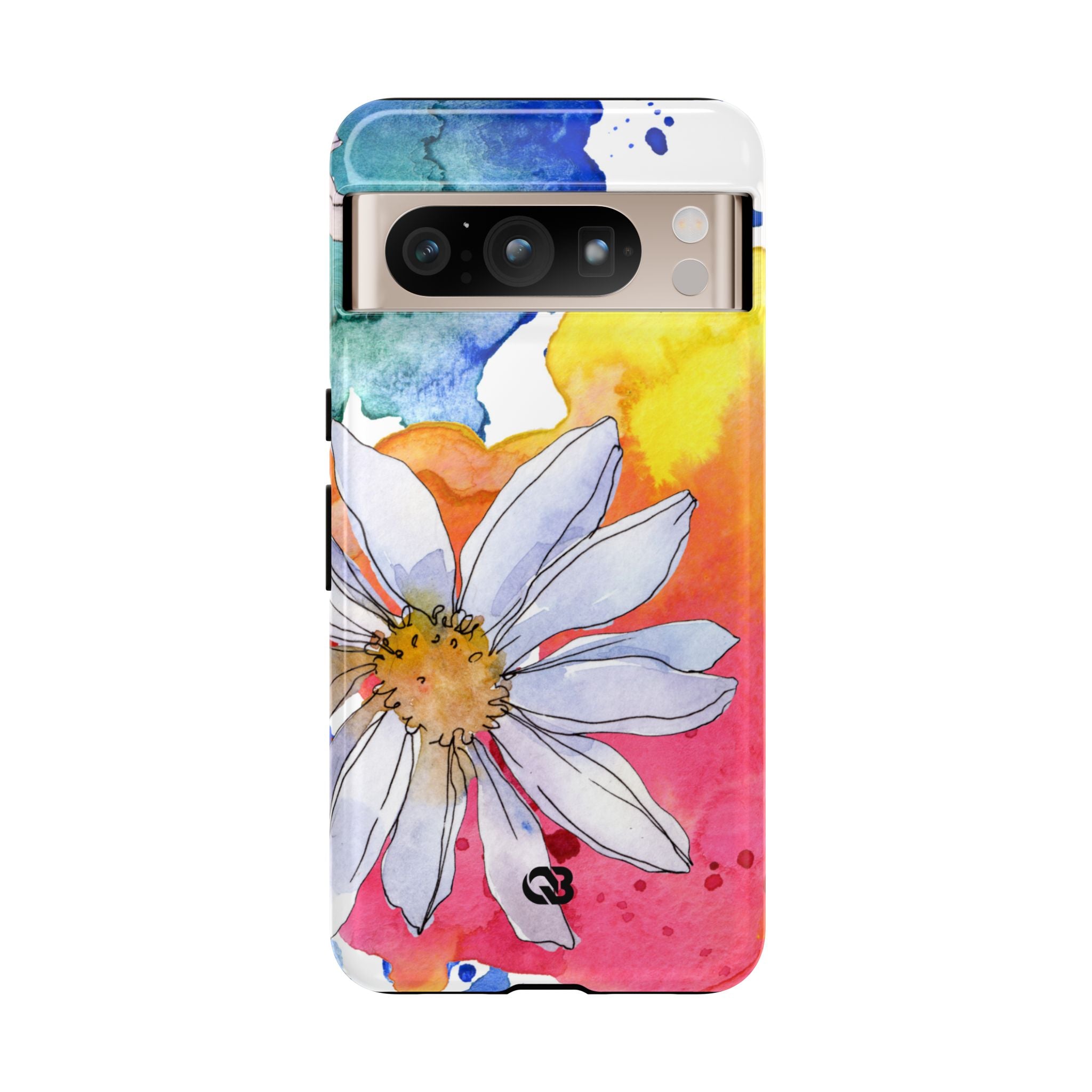 Vivid Bloom Splatter · Tough Phone Case for Google Pixel