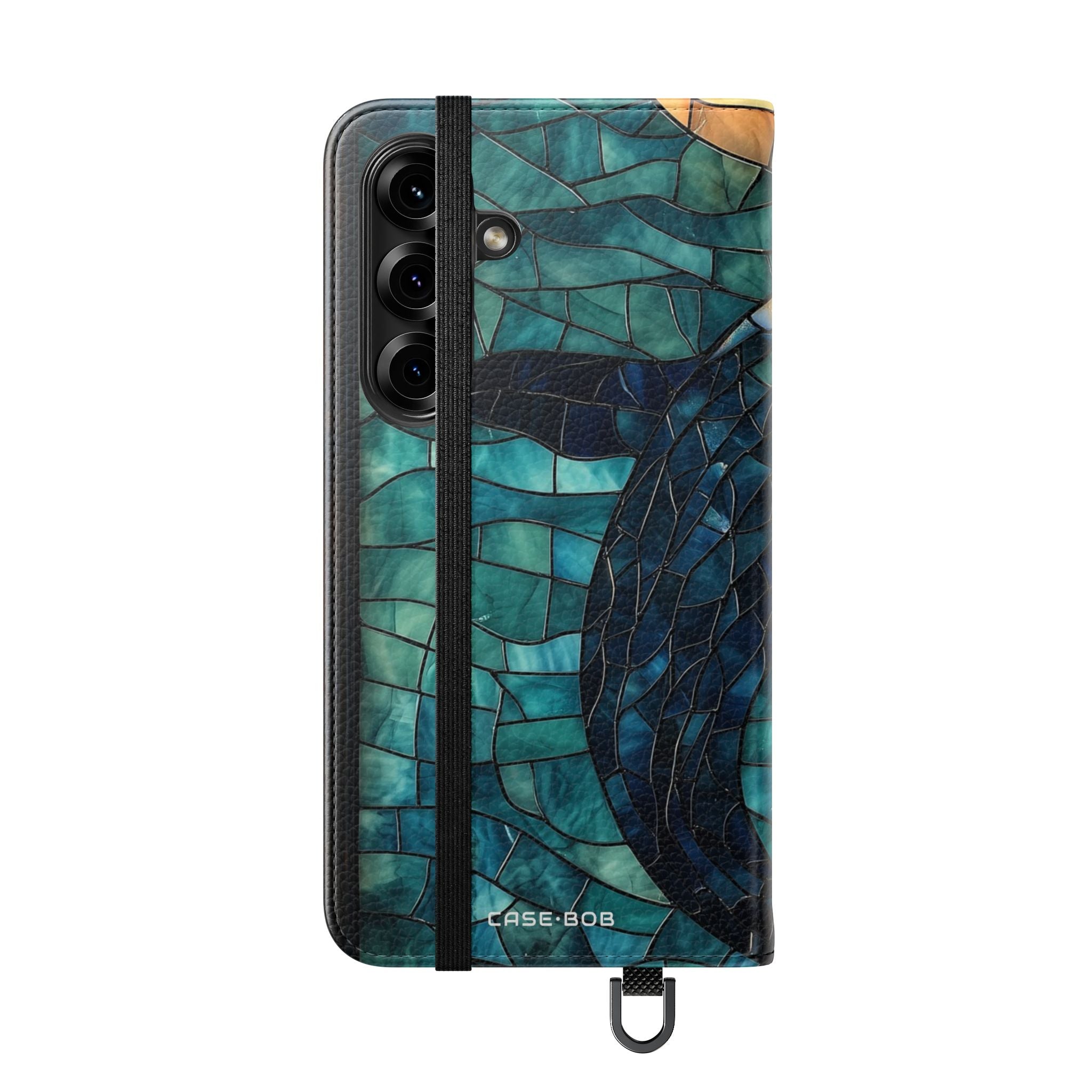 Blue Whale Mosaic - Samsung S25 Case - Lompakko