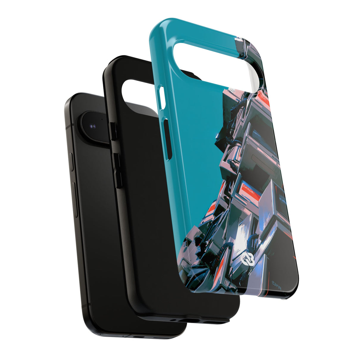 System Error Spire · Tough Phone Case for Pixel ·  Teal