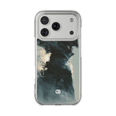 Ashen Dissolution · Clear Impact Magnetic Phone Case for iPhone ·  Black