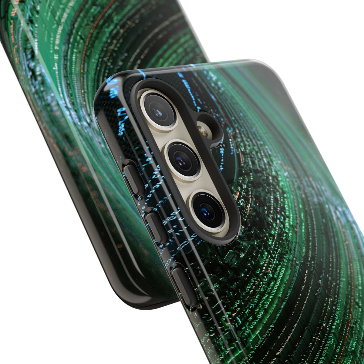 Orbital Data Stream · Tough Phone Case for Samsung · Green