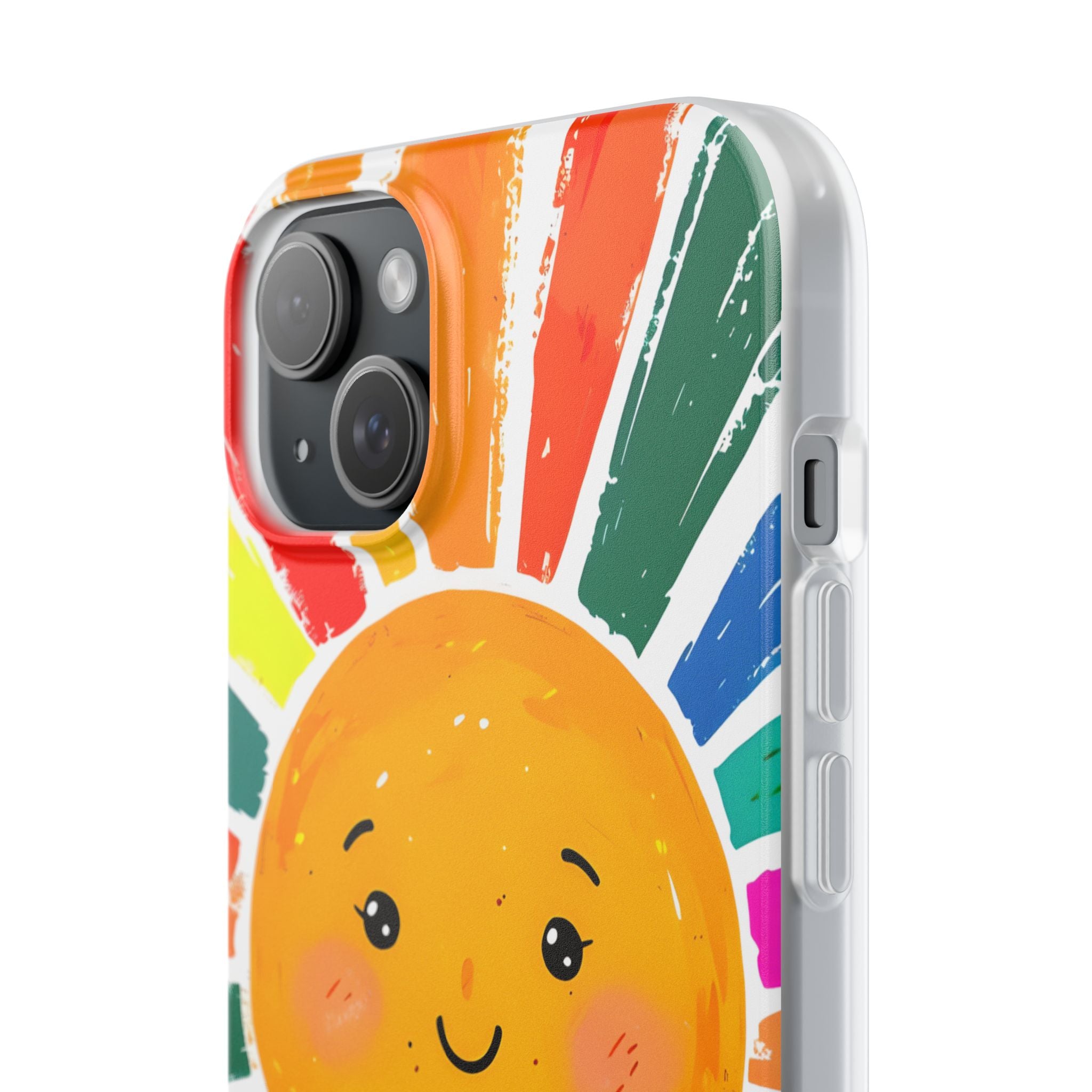 Vibrant Solar Smile · Soft Phone Case for iPhone