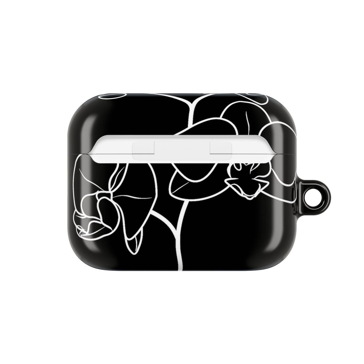 Midnight Orchid · Hard Case for AirPods & AirPods Pro · Black