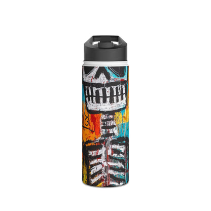 Neon Skull Chaos - Stainless Steel Water Bottle