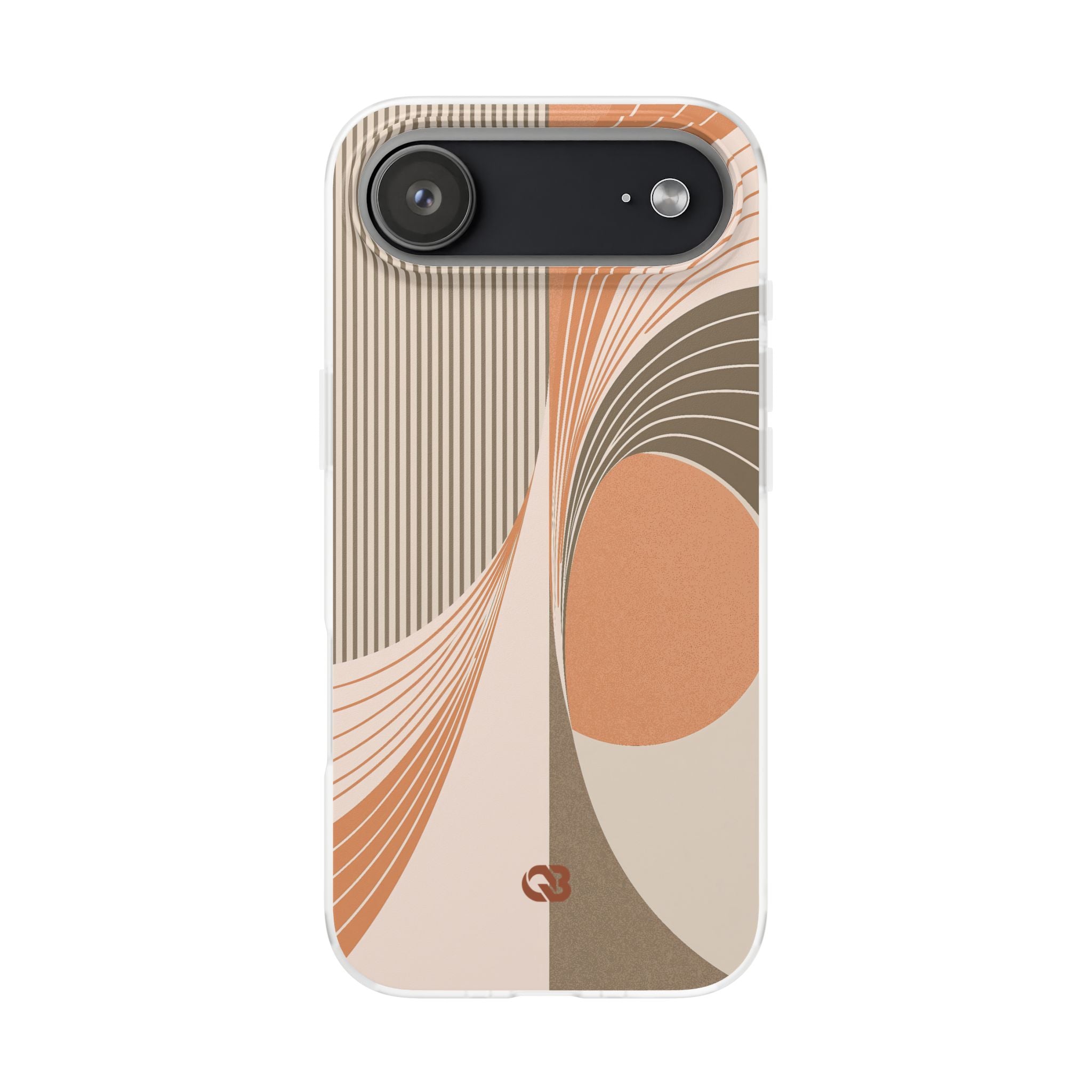 Orange Lite Phone Case for iPhone - Desert Arc Horizon