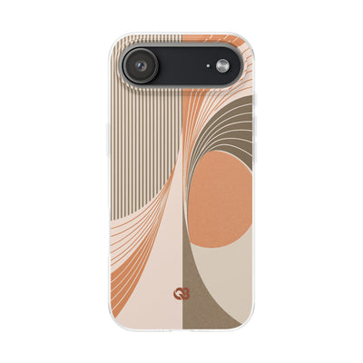 Orange Lite Phone Case for iPhone - Desert Arc Horizon