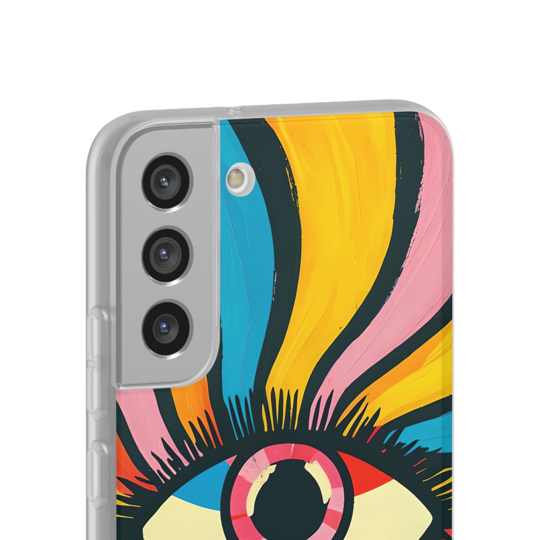 Vivid Gaze Burst · Soft Handyhülle für Samsung